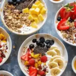 5 Minute High Protein Yogurt Bowls (4 ways)