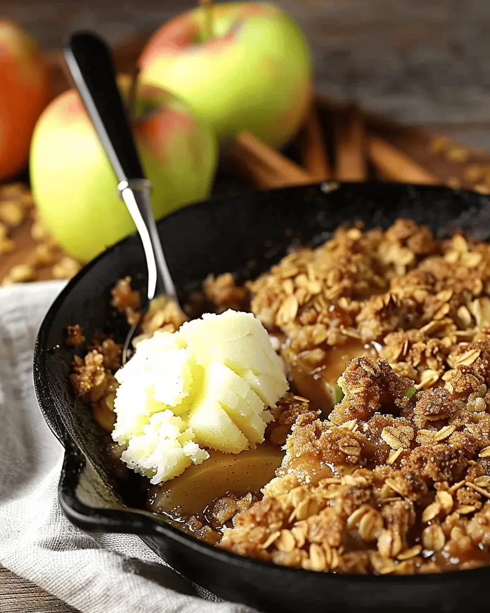 Cast Iron Skillet Apple Crisp: The Best Fall Dessert You’ll Love