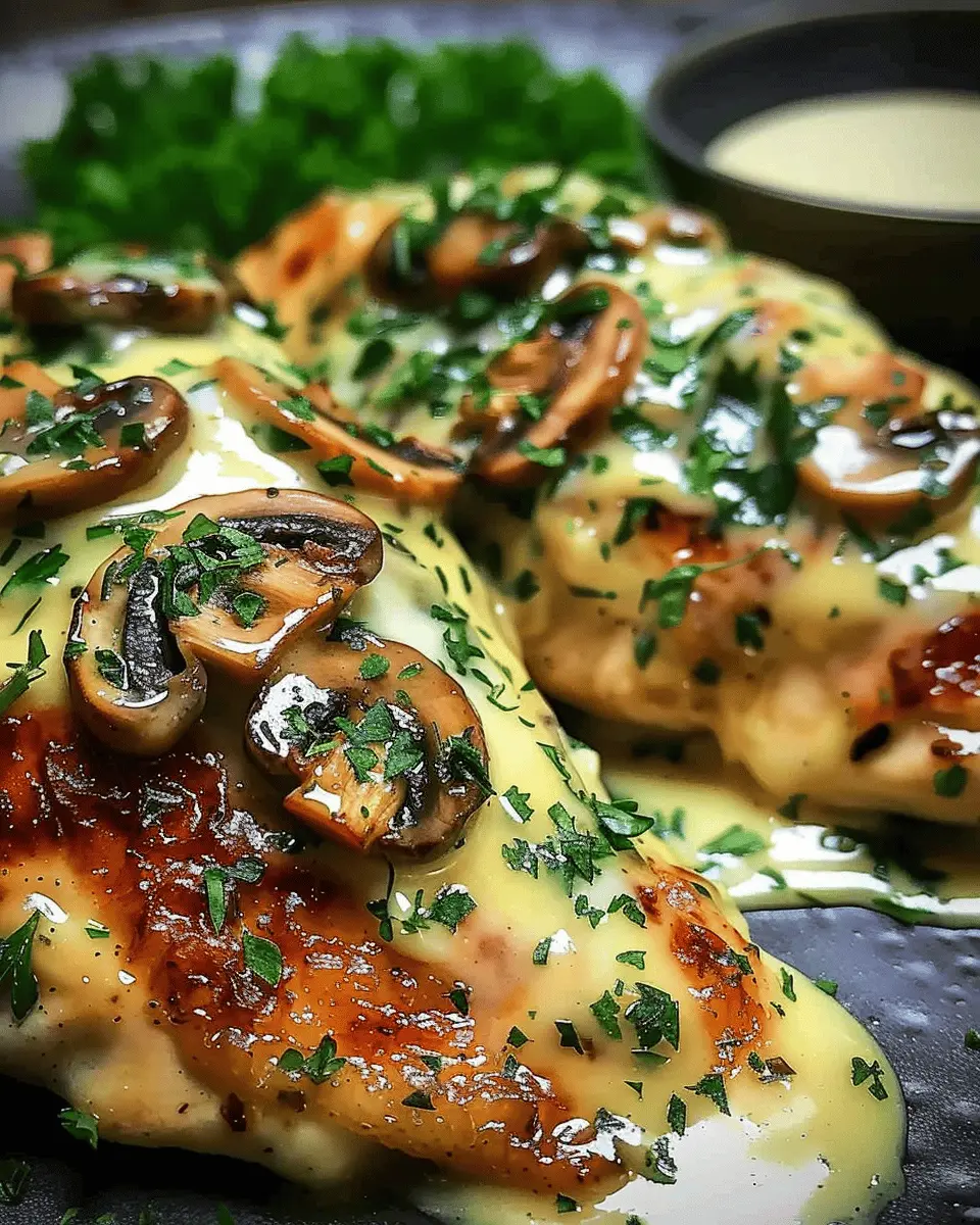 Cheesy Garlic Butter Mushroom Stuffed Chicken You’ll Love at Home