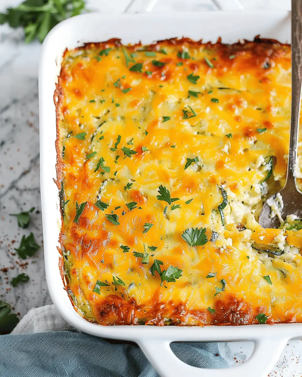 Cheesy Zucchini Casserole: Indulgent Comfort Food Your Family Will Love