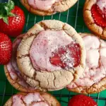 Double Strawberry Sugar Cookies