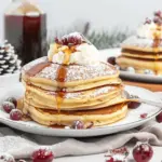 Easy Eggnog Pancakes