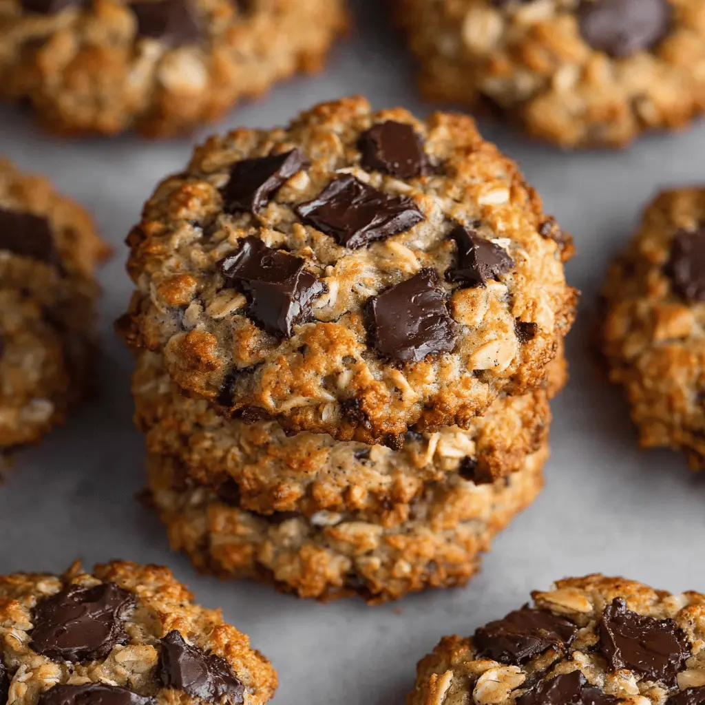 Oatmeal Dark Chocolate Chunk Breakfast Cookies: Easy and Indulgent Delight