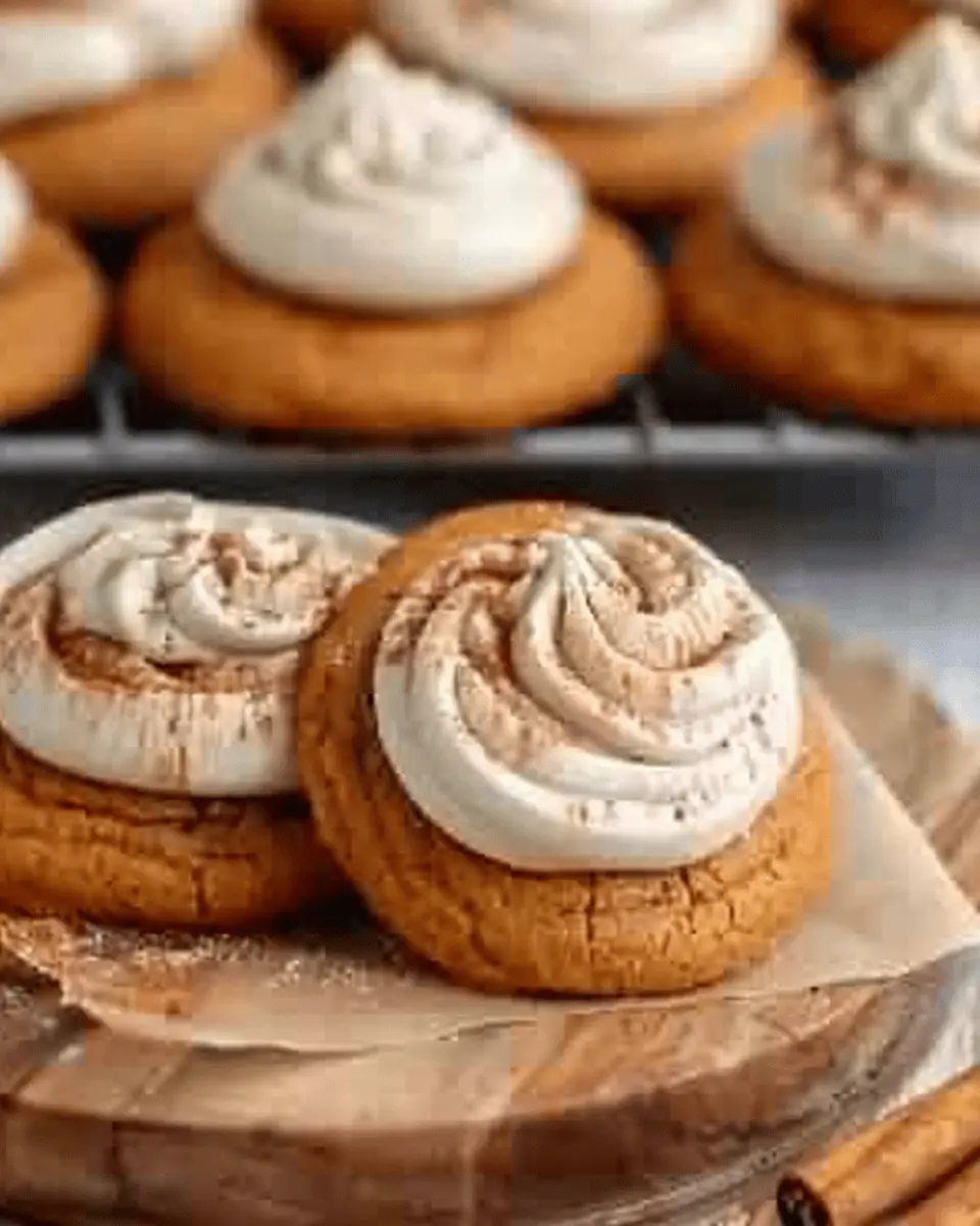 Soft Pumpkin Cookies with Cinnamon Frosting: The Best Homemade Treat