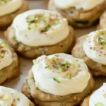 Zucchini Cookies with Cream Cheese Frosting