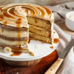 Salted Caramel Banana Cake