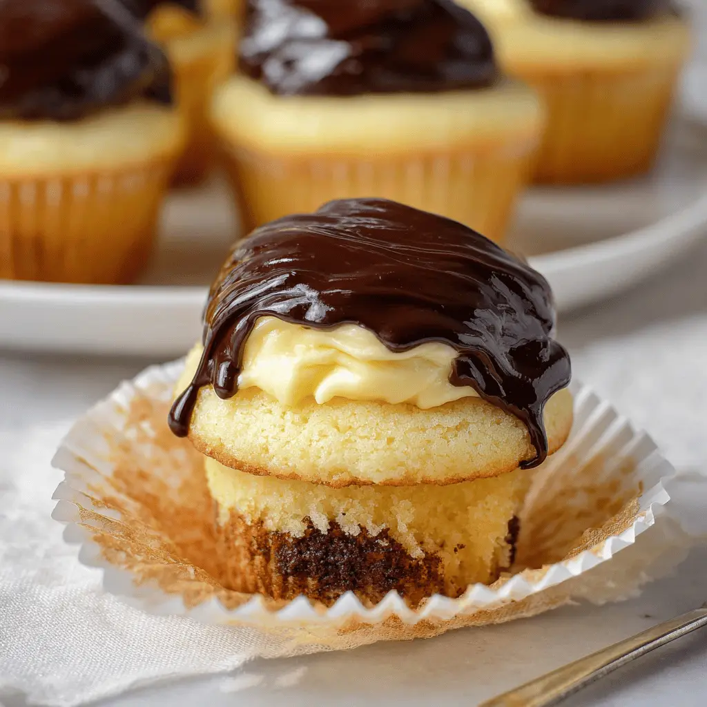 Boston Cream Cupcakes: Easy Indulgence for Home Bakers