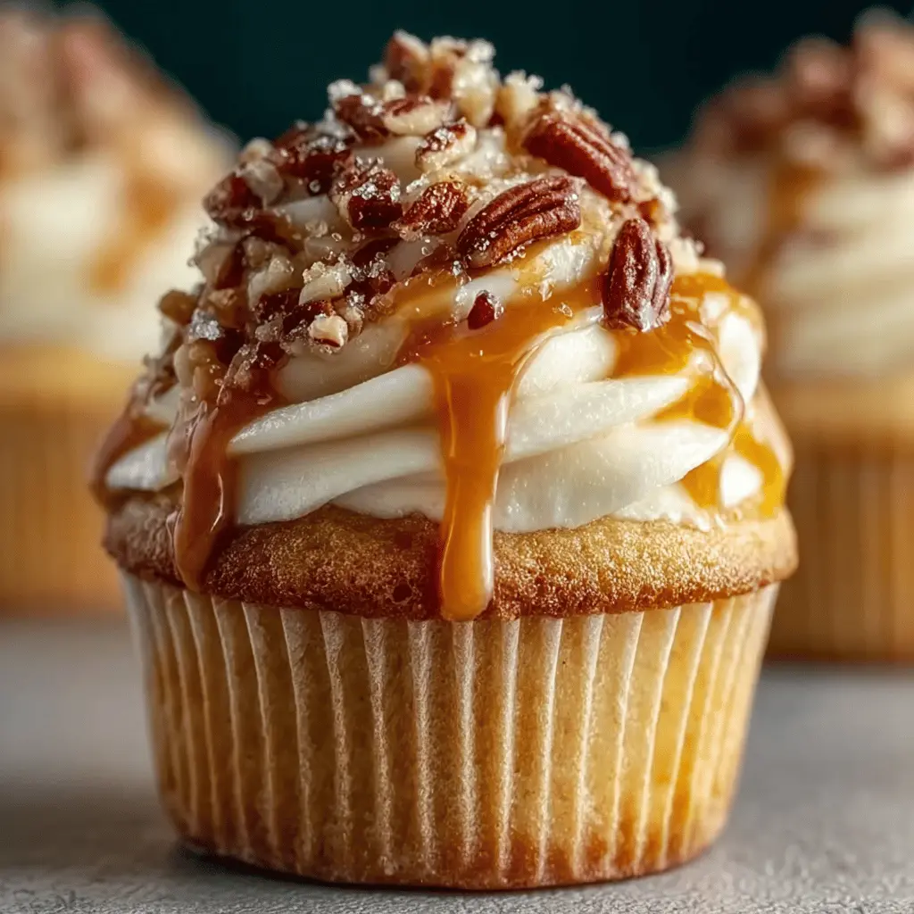 Butter Pecan Cupcakes with Caramel: An Indulgent Sweet Treat