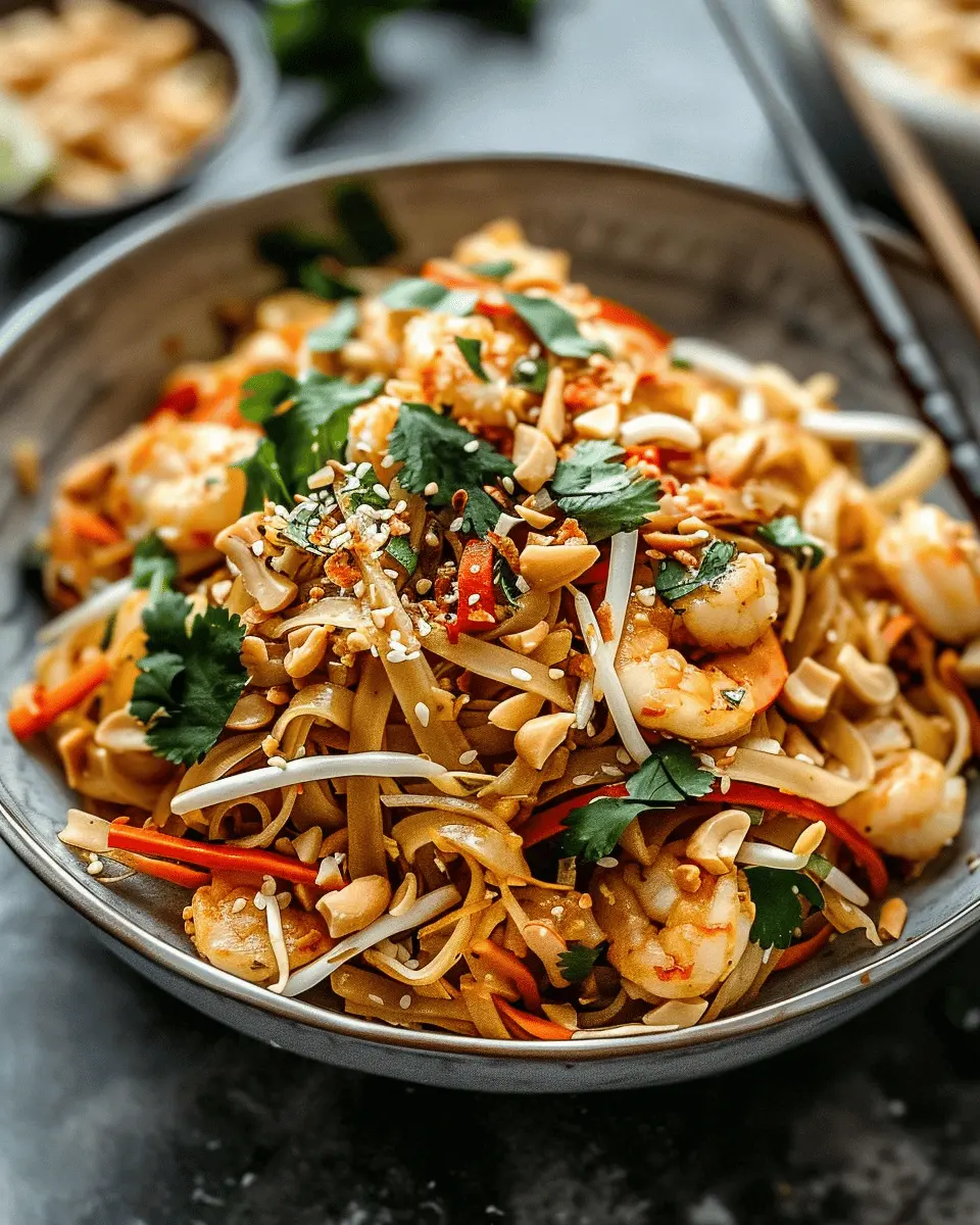 Amazing Broiled Thai Pad Thai for a Flavorful Escape at Home