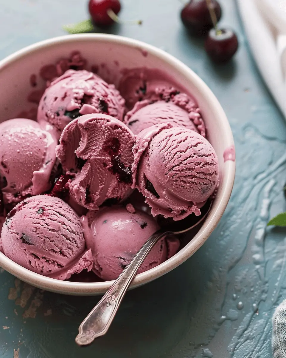 Black Cherry Ice Cream Recipe: The Best Homemade Delight