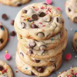 Cake Batter Chocolate Chip Cookies