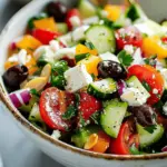 Discover the 10-Minute Hearty Almond Greek Salad Recipe