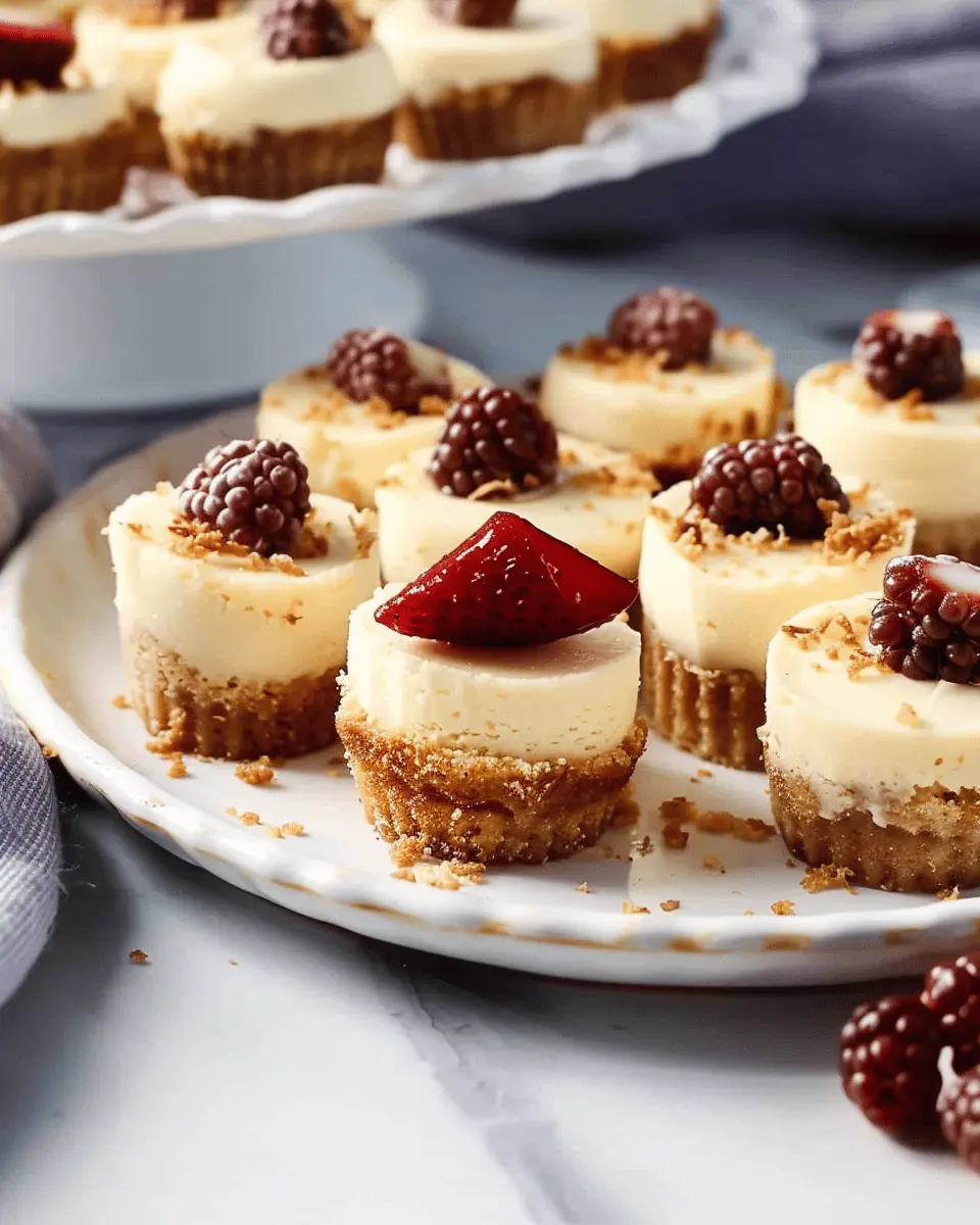 Easy Mini Cheesecake Bites: Decadent Treats for Every Occasion