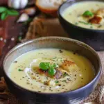 Italian garlic soup
