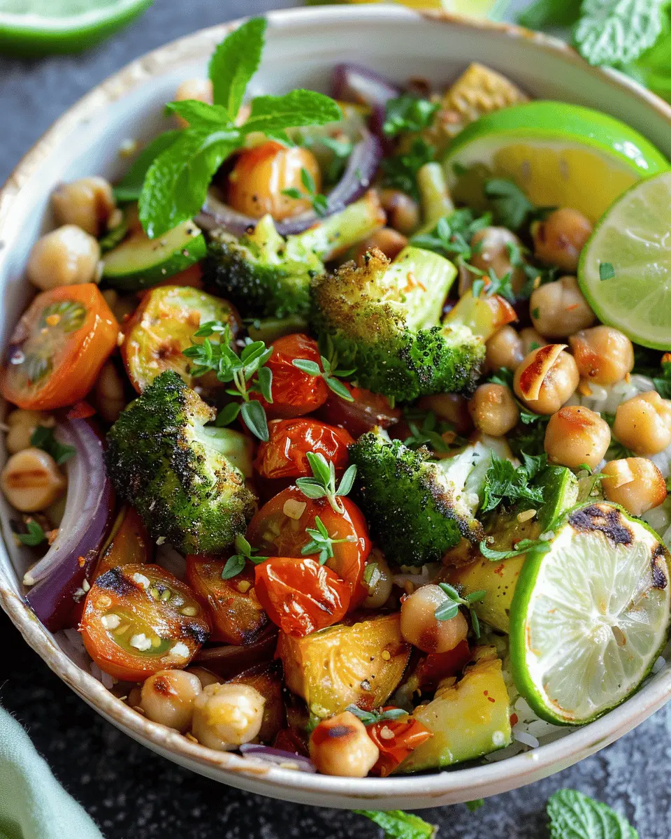 Mediterranean Roasted Veggie Bowls: Easy, Healthy Meal Prep Delight