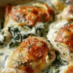 Spinach Artichoke Chicken With Cottage Cheese