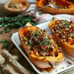 Stuffed Roasted Butternut Squash