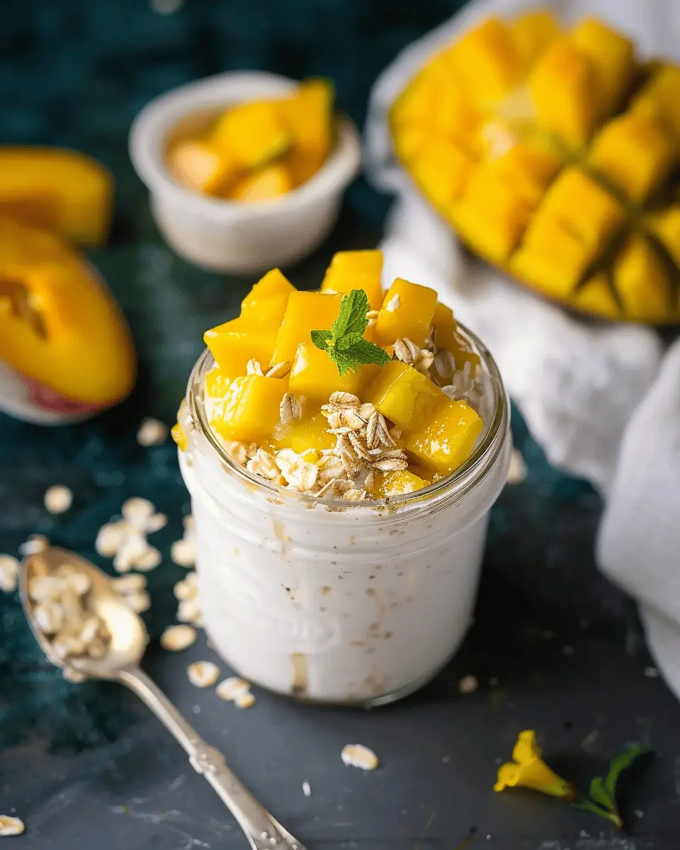 Delicious Mango Overnight Oats: The Easy Way to Brighten Mornings