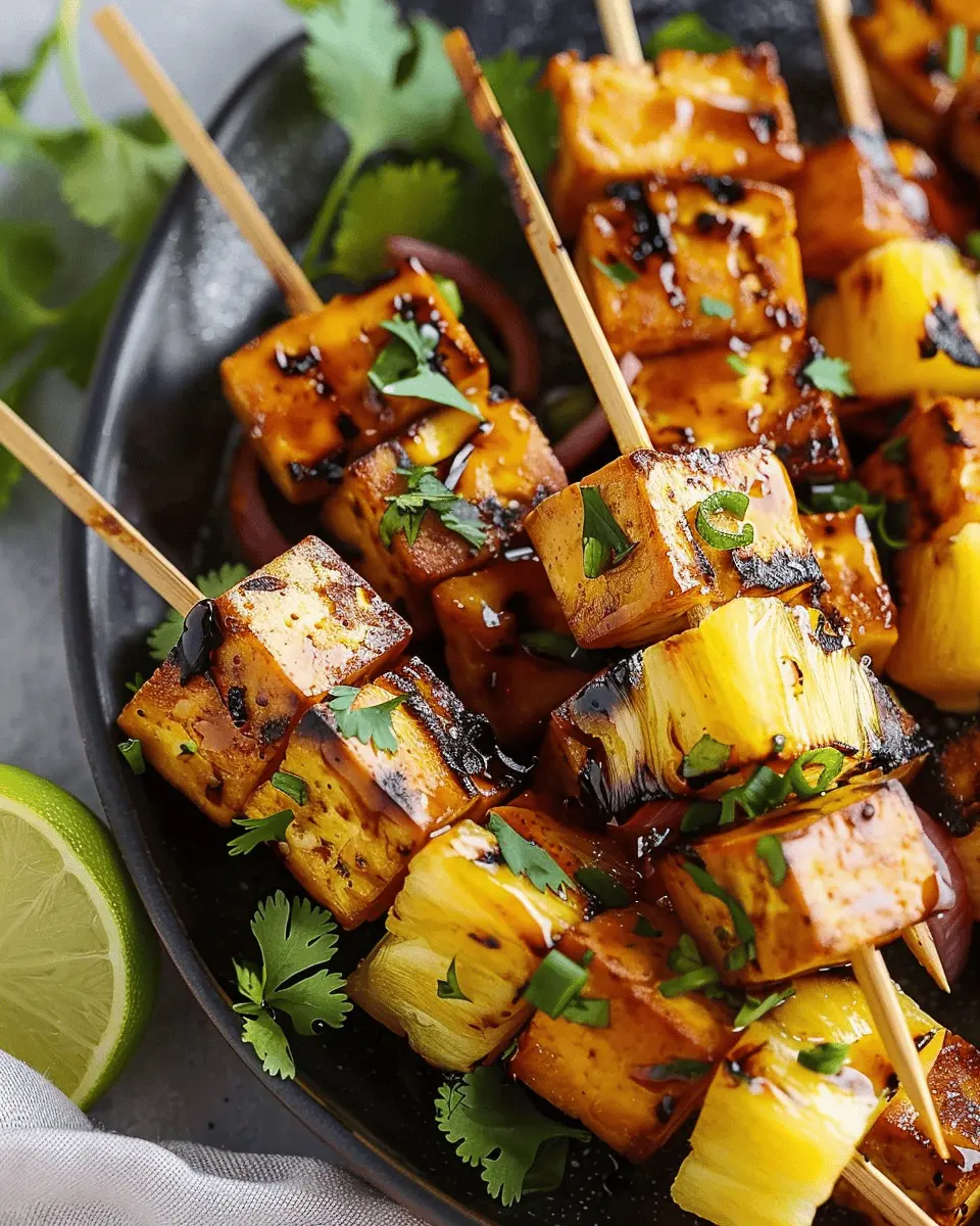 Pineapple Tofu Skewers: The Best Tasty Grilling Delight