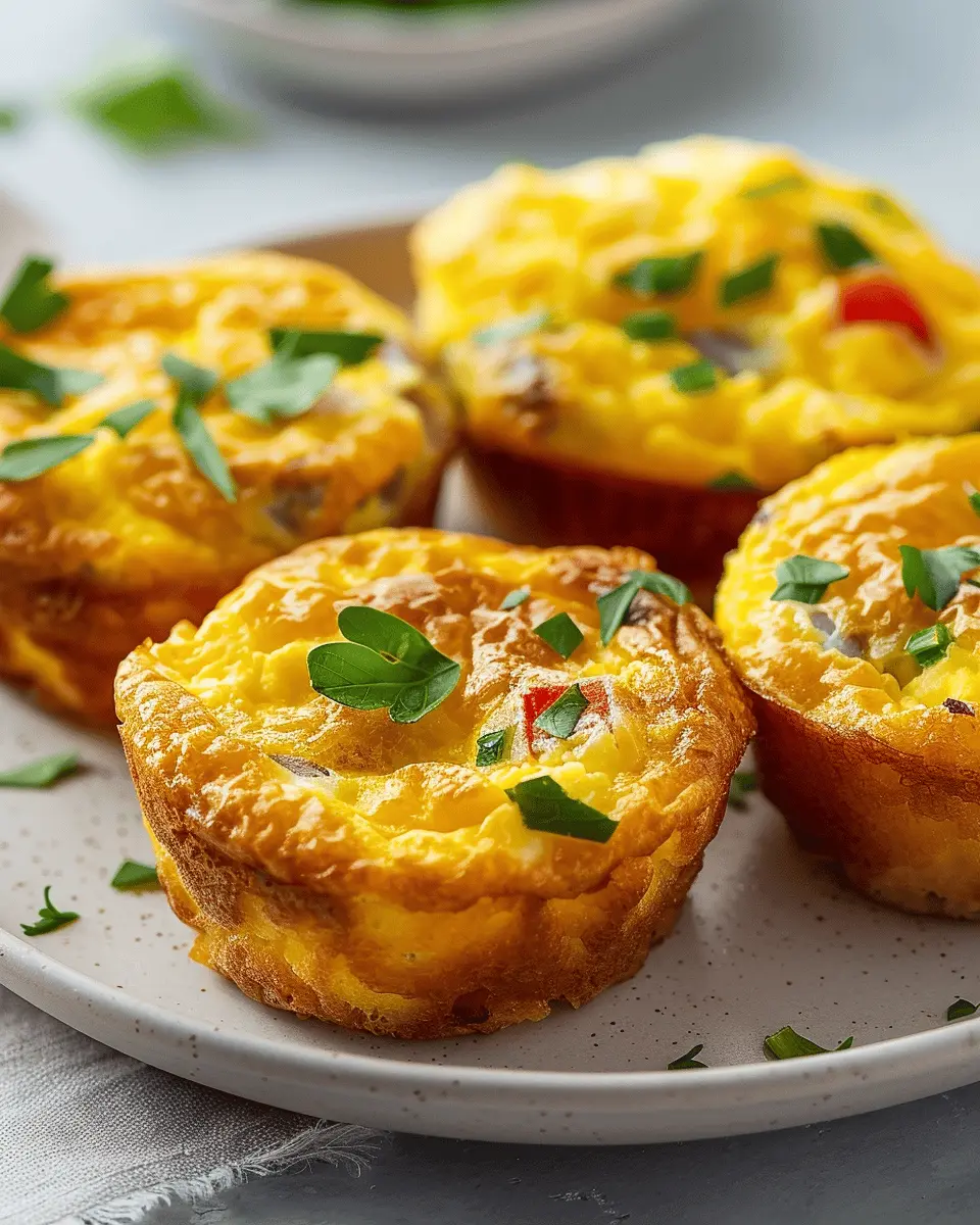 Scrambled Egg Muffins with Turkey Bacon for a Healthy Twist