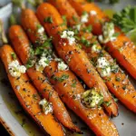 Roasted carrots hot honey