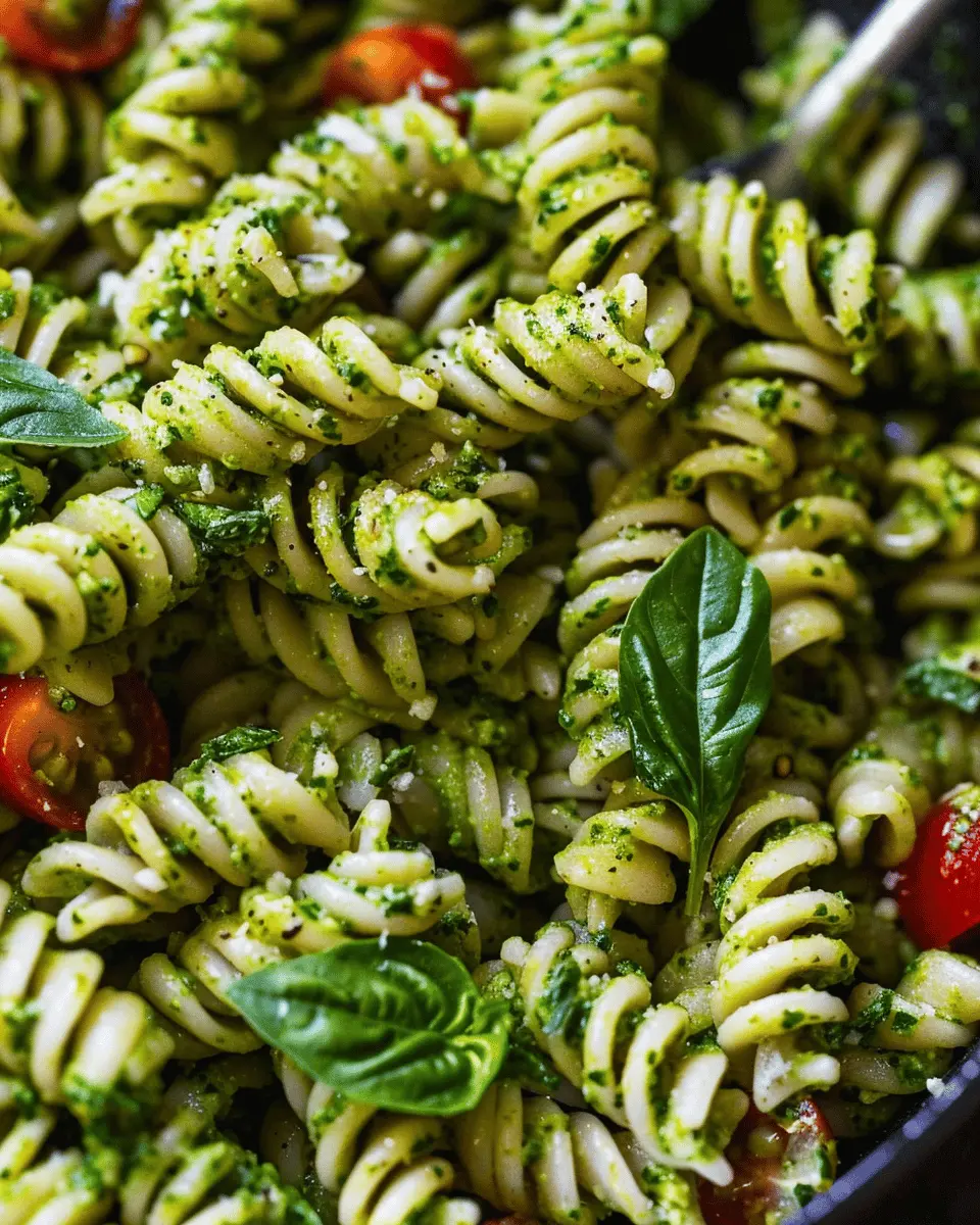 Pesto Pasta Salad with Turkey Bacon: The Best Summer Delight