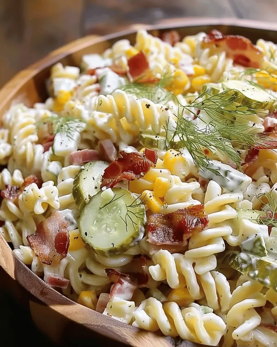 Dill Pickle Turkey Bacon Ranch Pasta Salad: A Delicious Twist