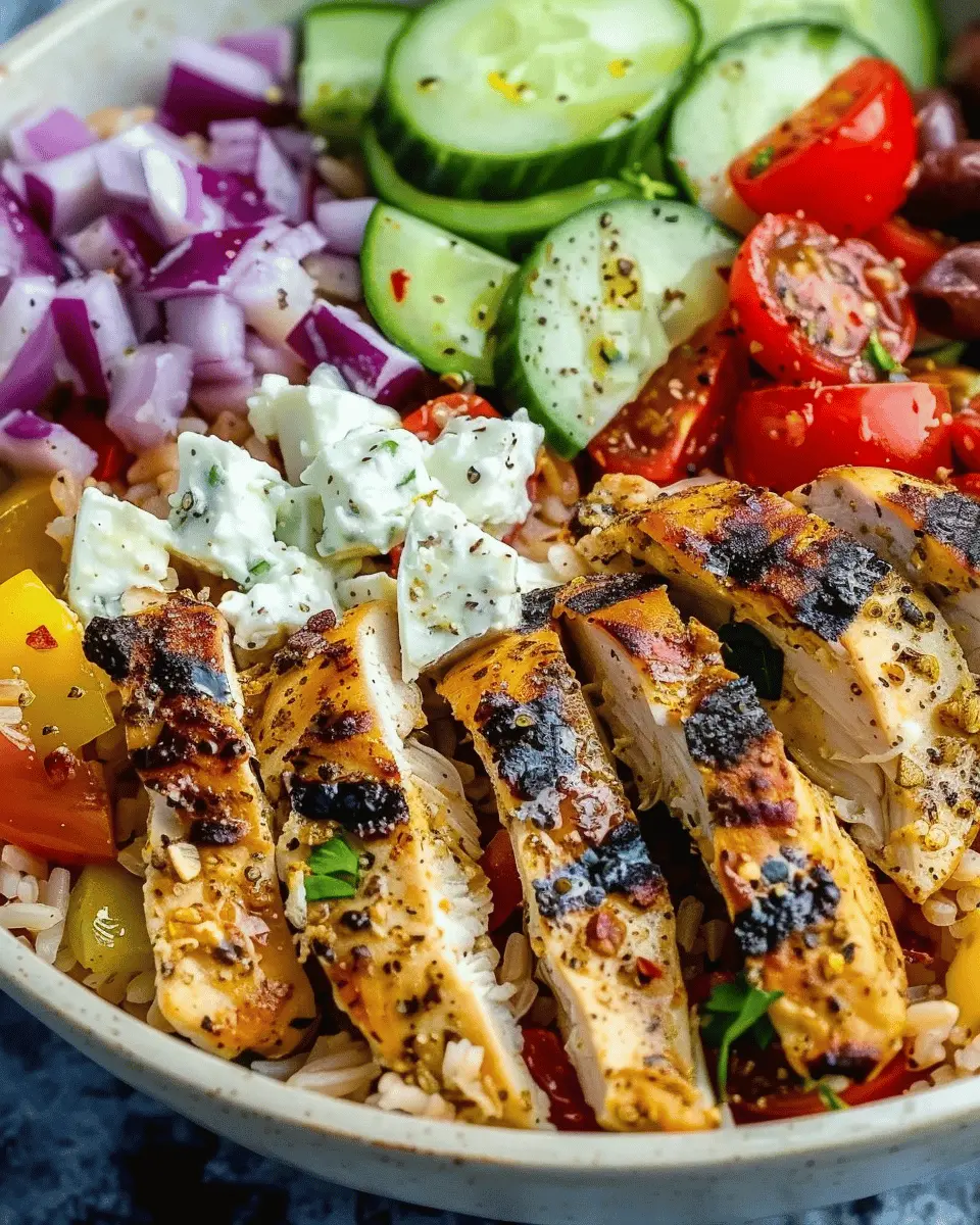 Greek Chicken Bowl: Easy, Fresh, and Flavorful Weeknight Meal