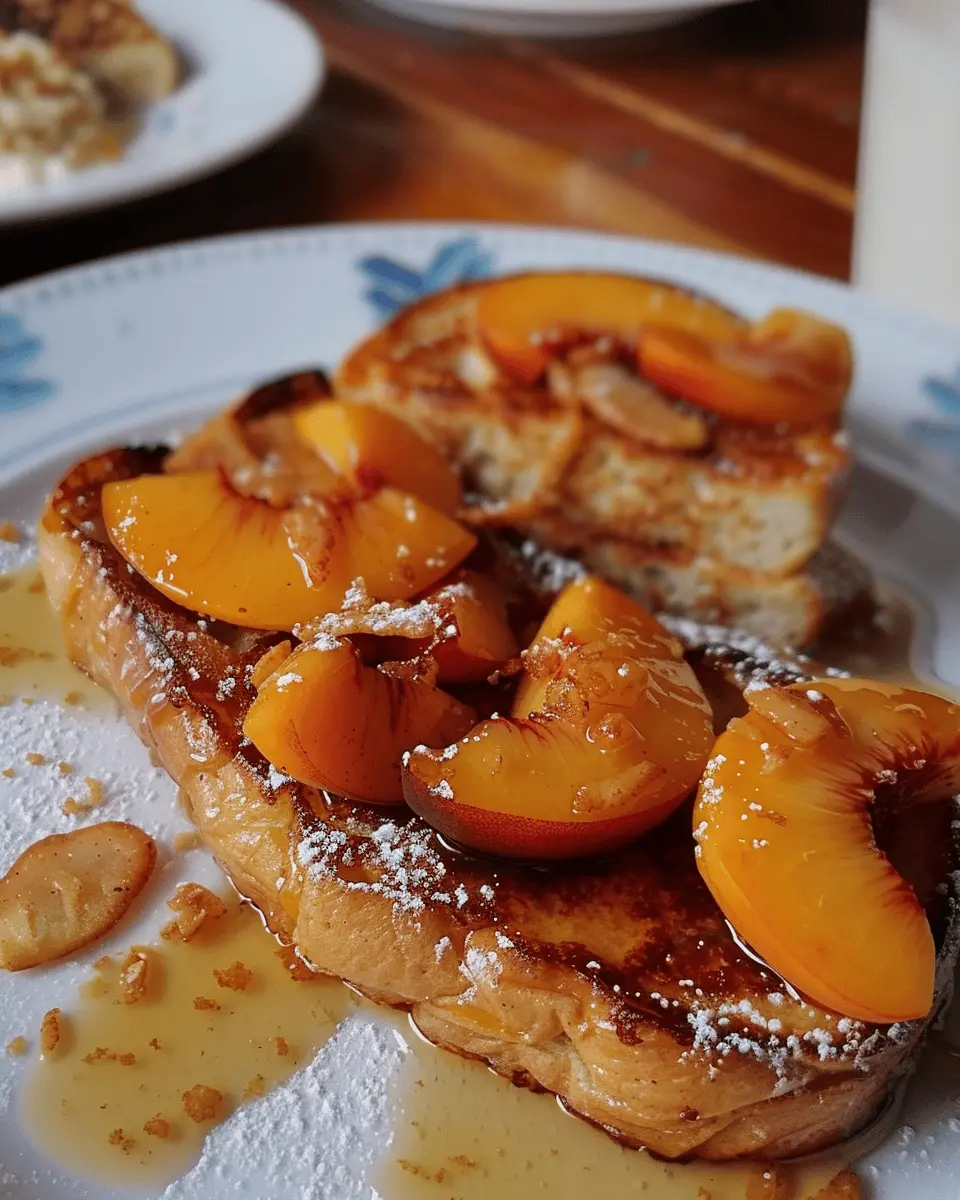 Peaches & Cream French Toast: Your Indulgent Weekend Treat
