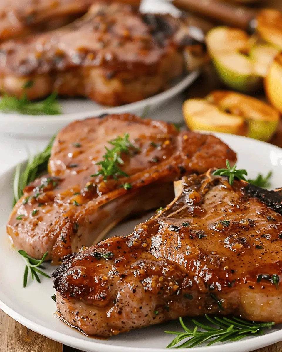Apple Butter Pork Chops: Easy Glazed Pork Chops Recipe to Delight