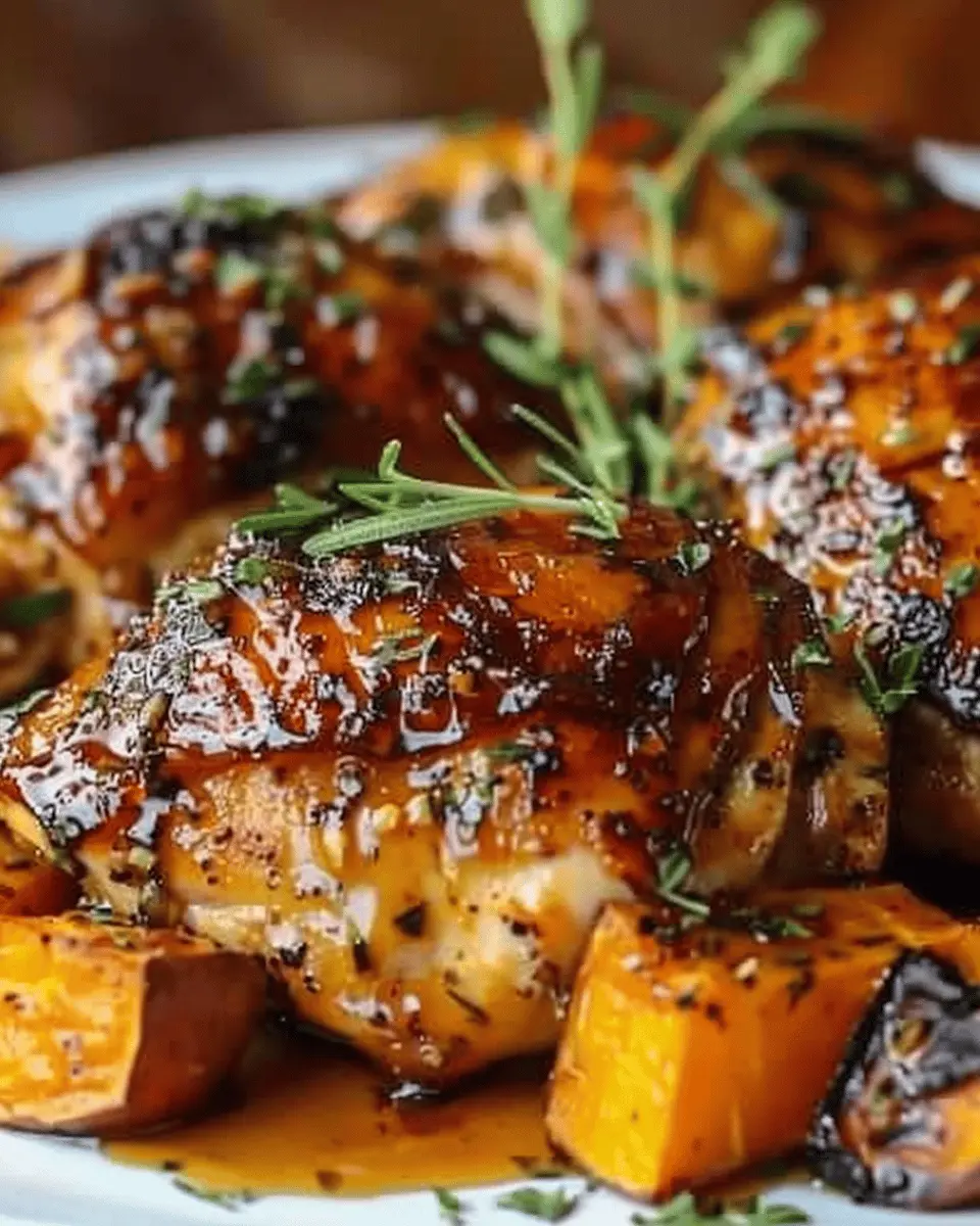 Maple-Glazed Chicken with Sweet Potatoes: The Best Comfort Dish
