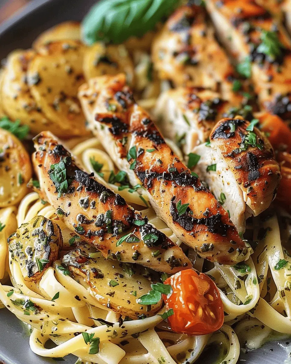 Loaded Herb Grilled Chicken Pasta: A Juicy Twist on Comfort Food
