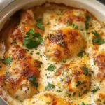 Quick Cheesy Baked Chicken with Cream of Chicken Soup