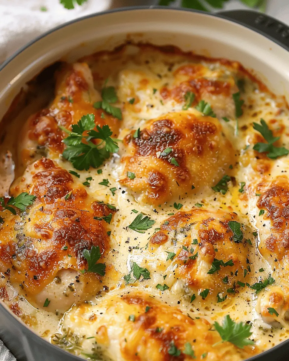 Quick Cheesy Baked Chicken with Cream of Chicken Soup Delight
