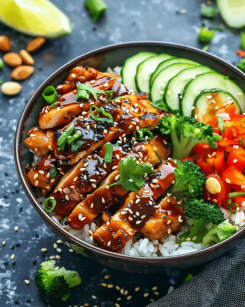 Sticky Chicken Rice Bowls Recipe: A Deliciously Quick Meal Option