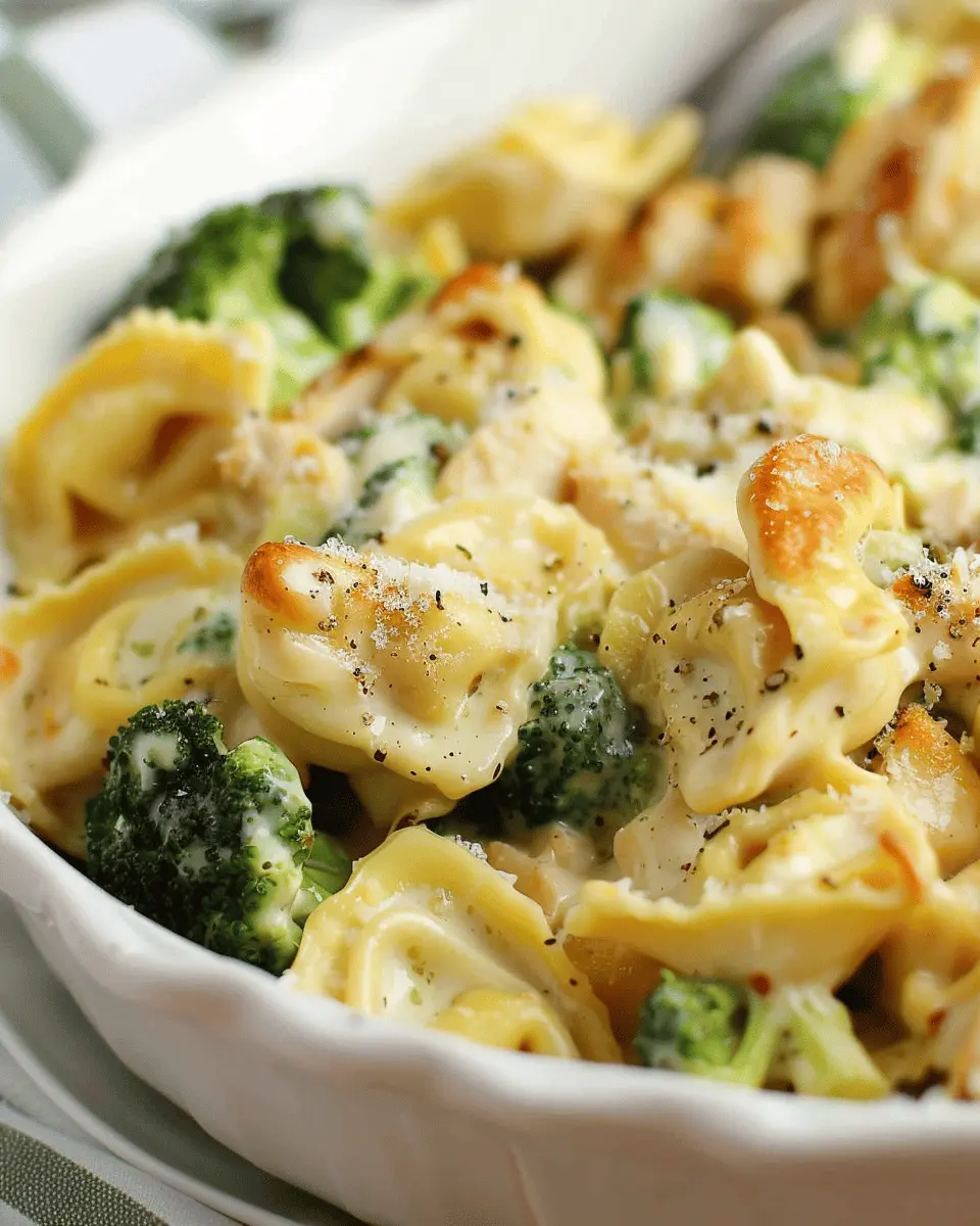 Cheesy Chicken Broccoli Tortellini: Easy Comfort Food Delight