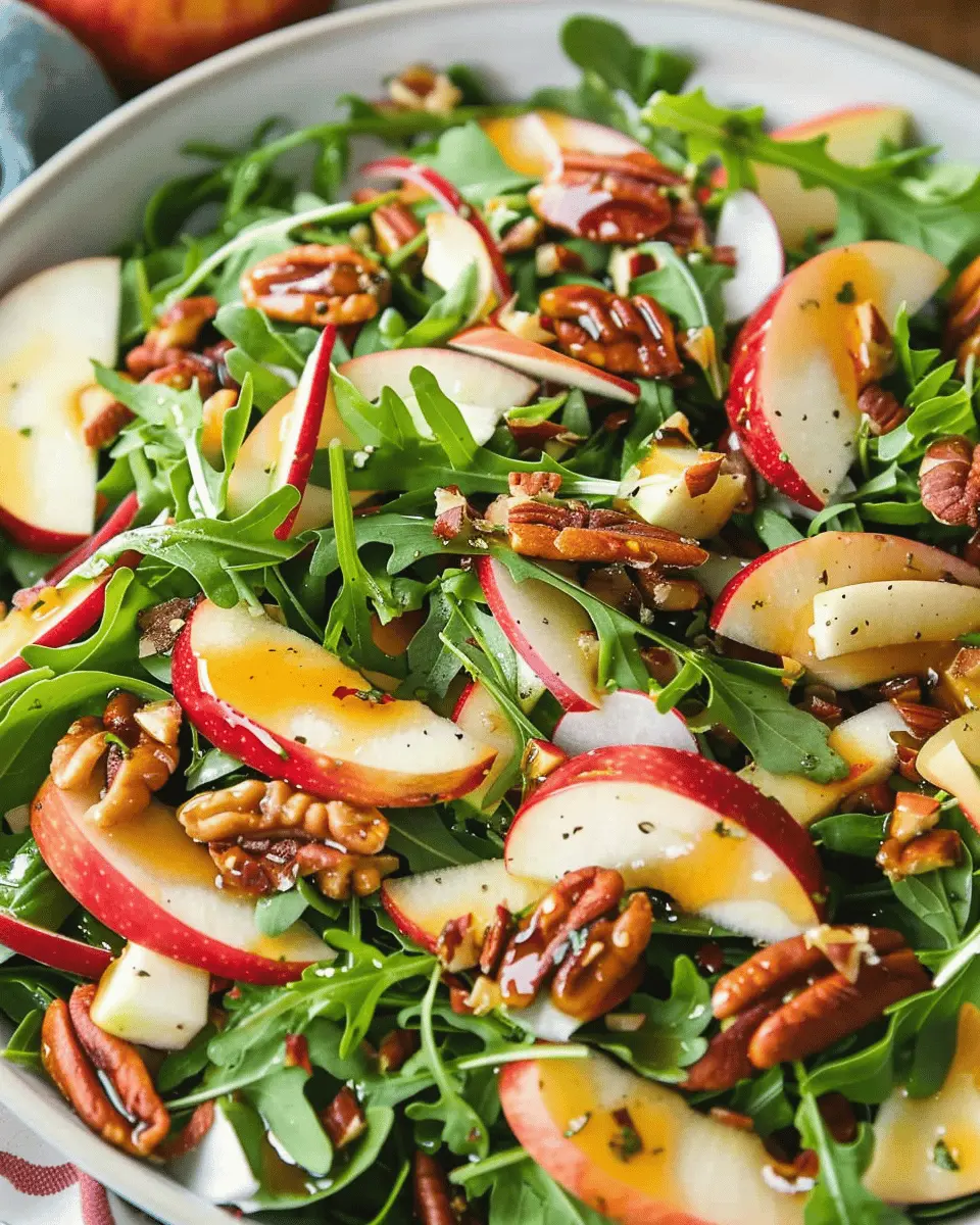 Apple Arugula Salad with Turkey Bacon: A Refreshing Twist on Freshness