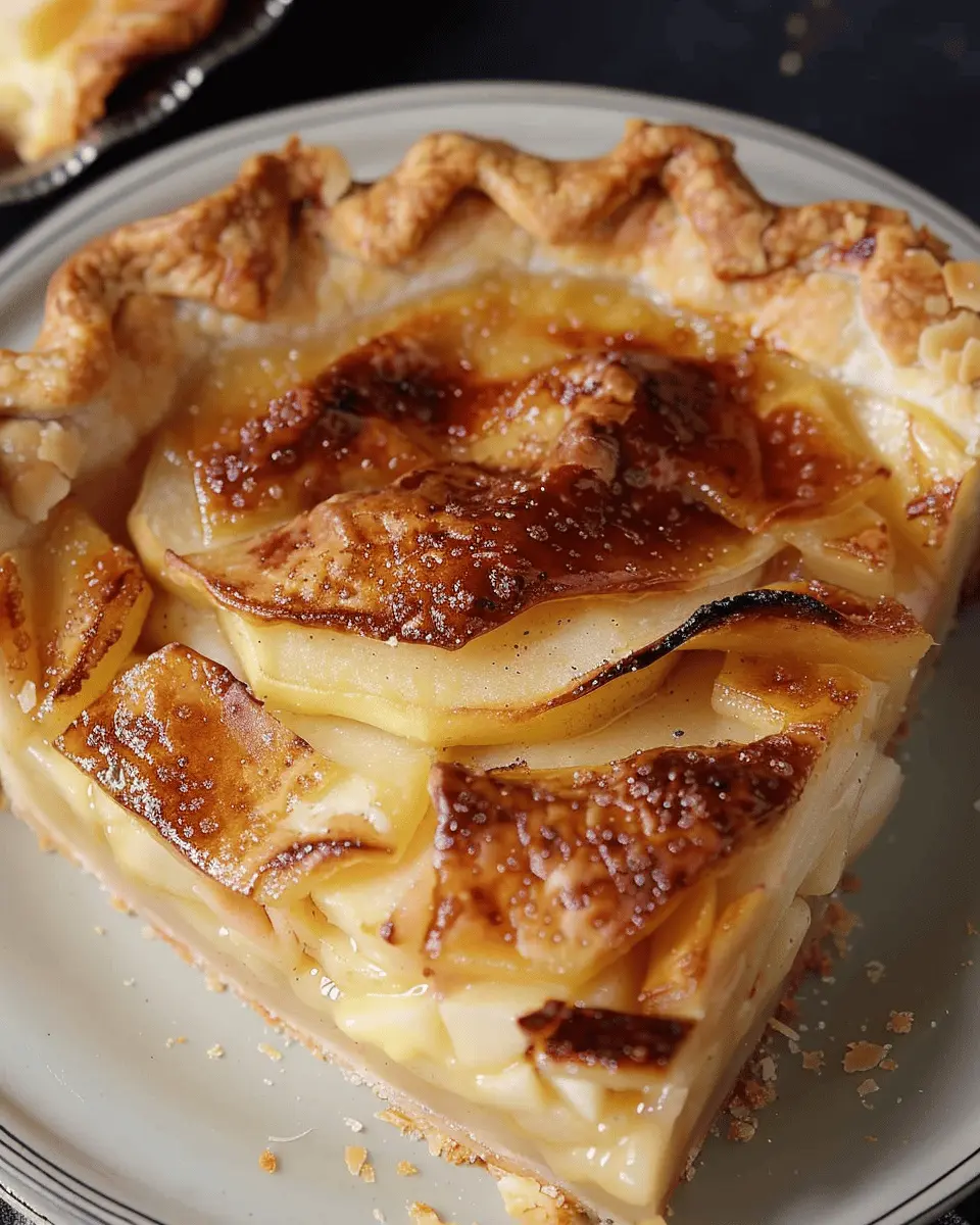 Old Fashioned Apple Custard Pie Recipe For Fall: A Cozy Delight