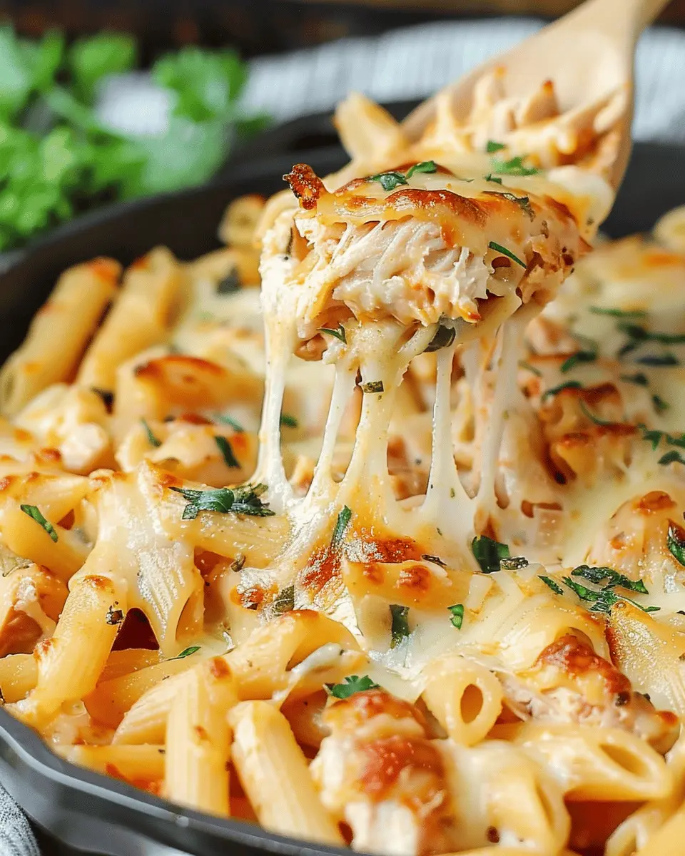 Crack Chicken Penne: A Juicy Twist with Turkey Bacon Delight