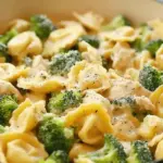 Chicken and Broccoli Tortellini | One Pot Dinner