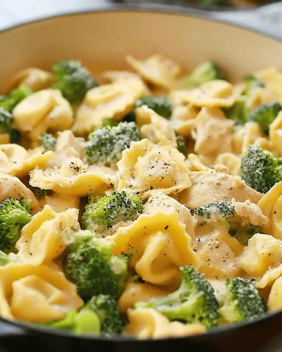 Chicken and Broccoli Tortellini: An Easy One Pot Dinner Delight