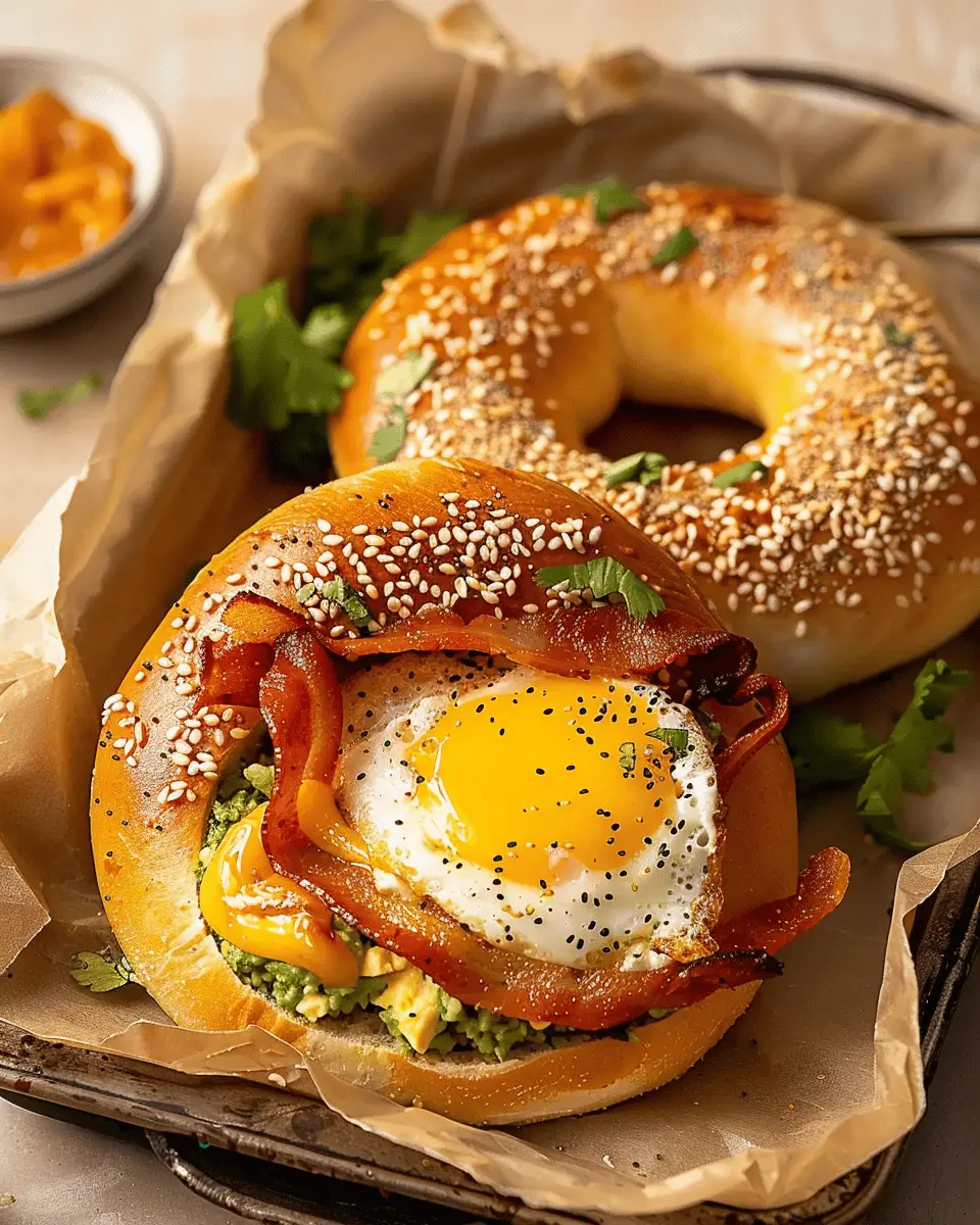 Bagel with Eggs and Cheese: The Best Easy Breakfast Delight
