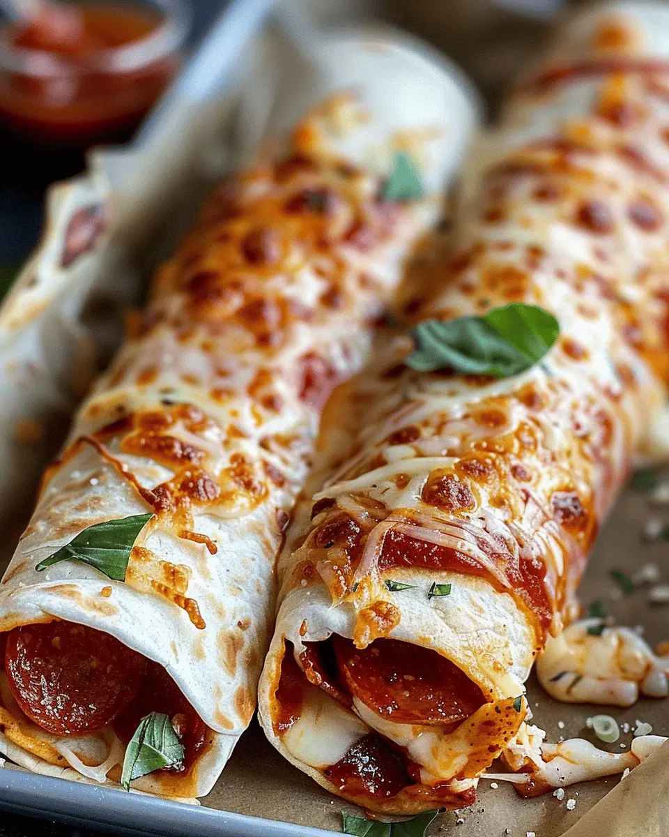 Pizza Burritos Stuffed With Mozzarella: A Fun and Indulgent Twist