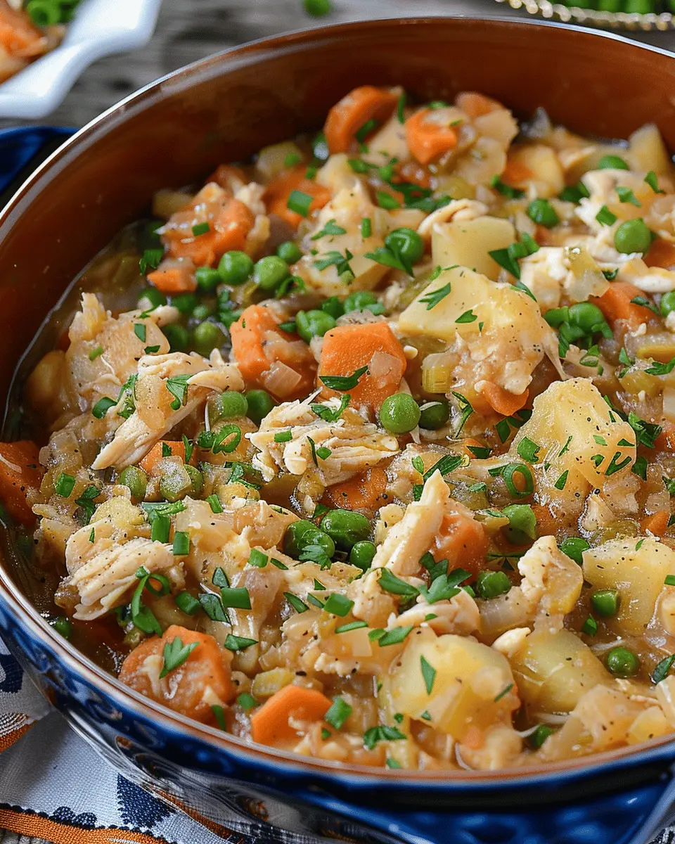 Slow Cooker Chicken Stew Recipe: Easy Comfort Food Delight