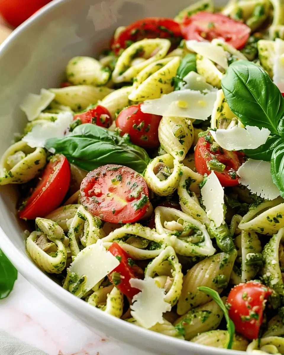 Caprese Pasta Salad with Pesto: A Fresh and Easy Delight