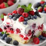 Summer Berry Poke Cake