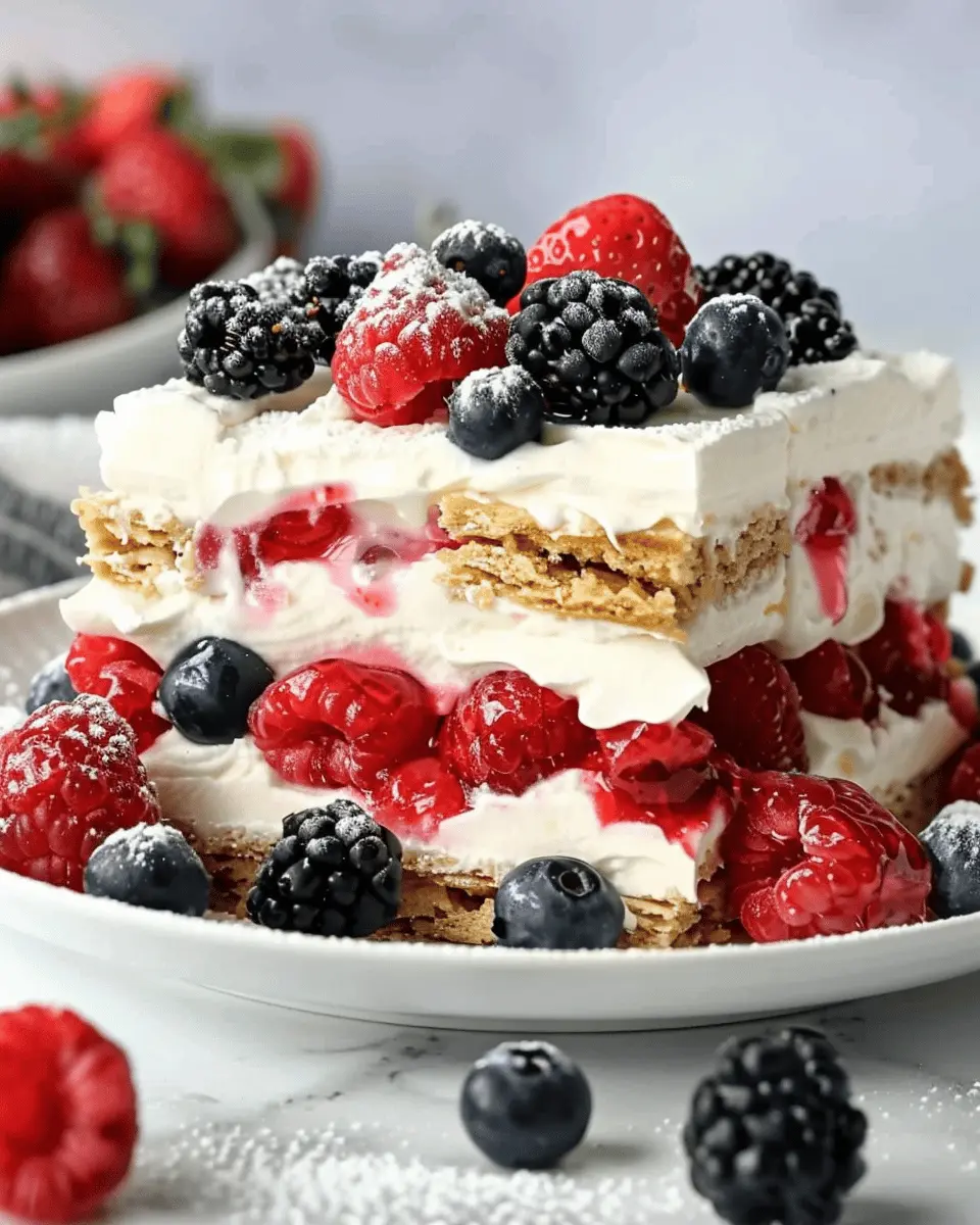 Summer Berry Icebox Cake: The Best Indulgent Treat for Hot Days