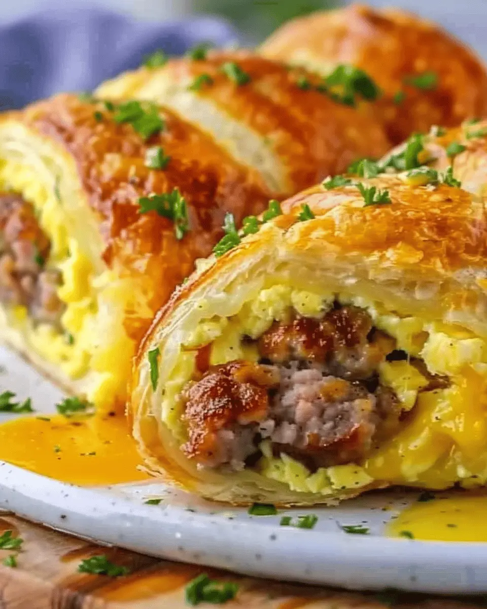 Easy Sausage, Egg, and Cheese Breakfast Roll-Ups for Busy Mornings