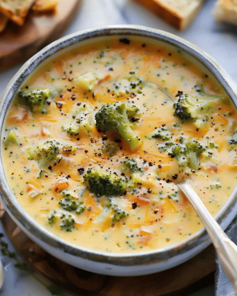 Broccoli Cheddar Soup: The Best Comfort Food You’ll Love