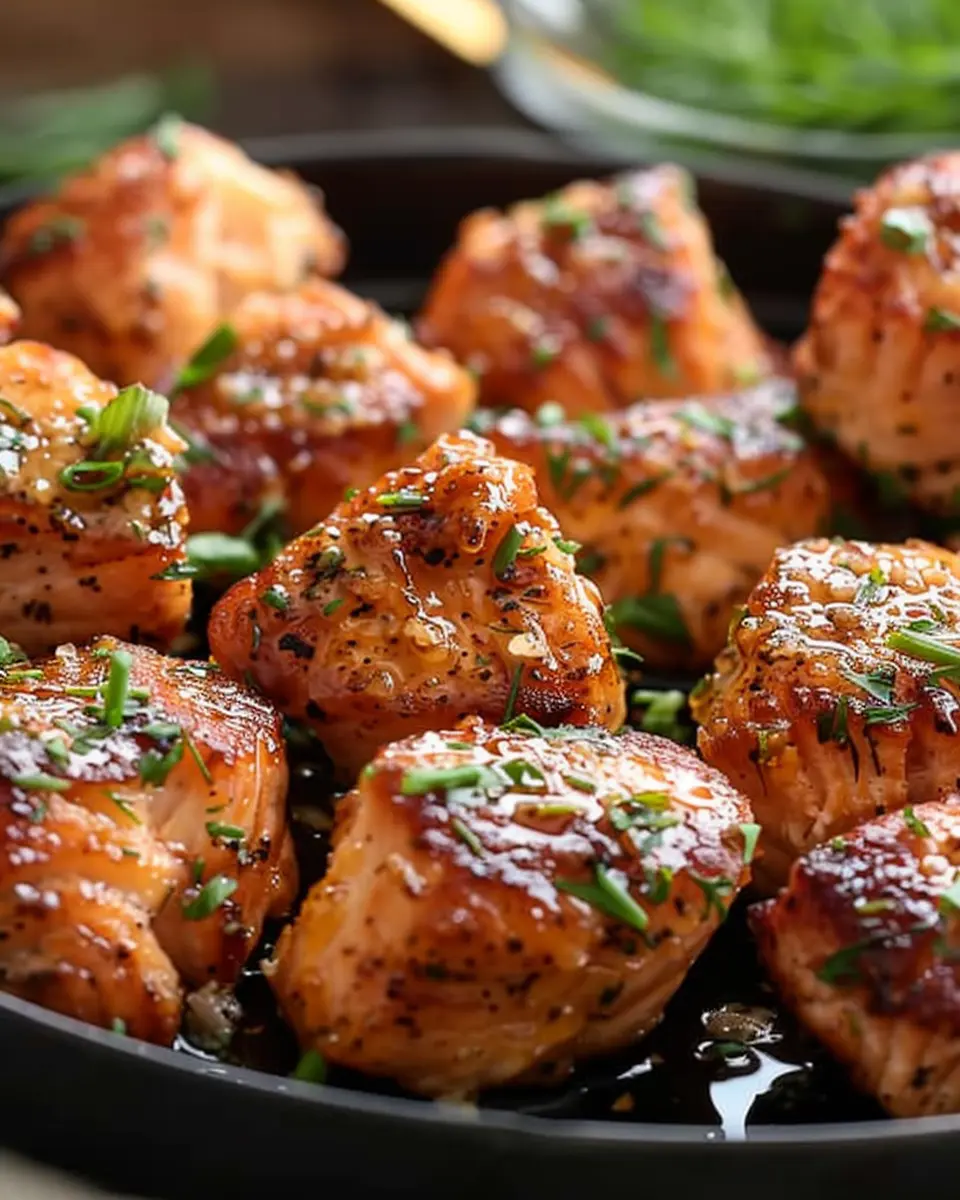 Hot Honey Salmon Bites: Easy &amp; Irresistibly Flavorful Treats